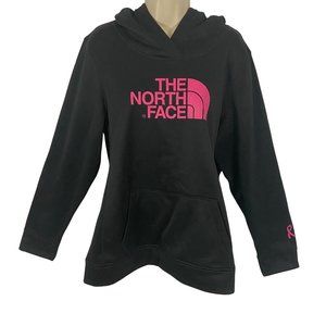 The North Face Women's Hoodie Sweater Breast Cancer Awareness Sz XL Black & Pink